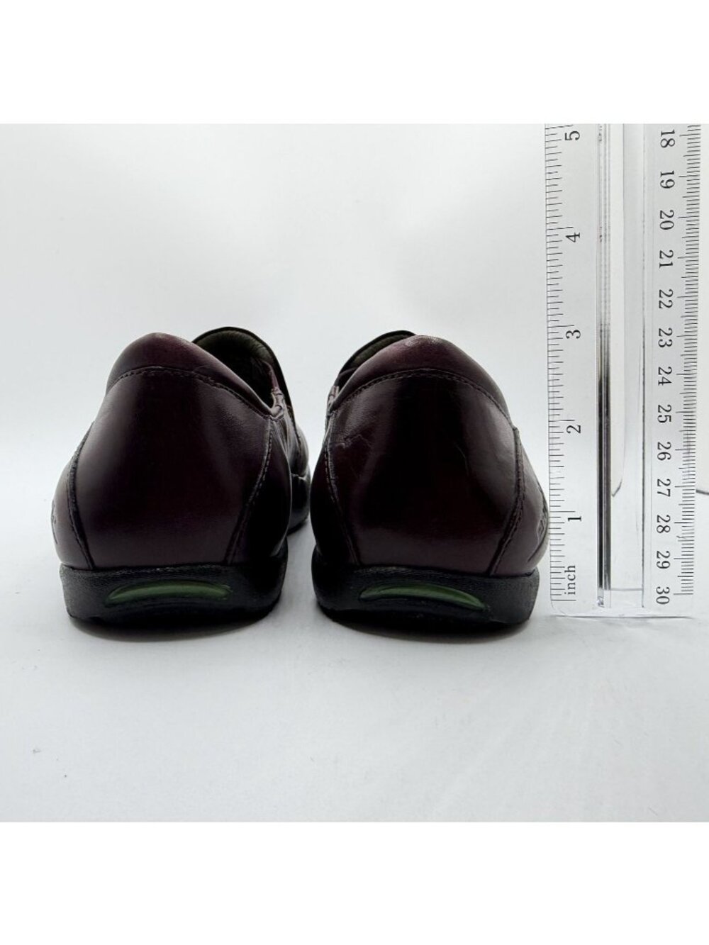 Earth Origins Loafers Women Size 5B Leather Plum Preppy Minimalist Work Shoes - Picture 11 of 13